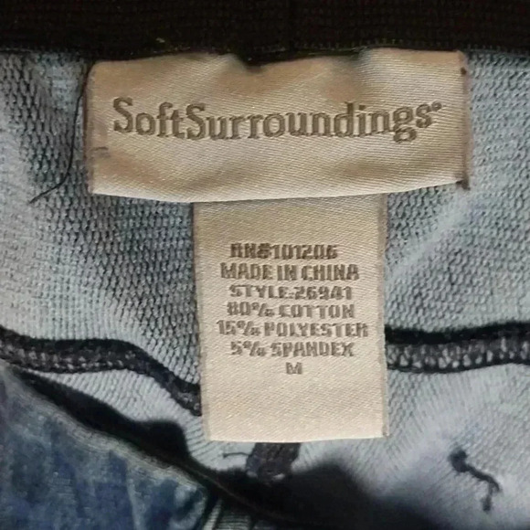 Soft Surroundings Women's Pull On Pants Bell Bottom Size M - Picture 6 of 10